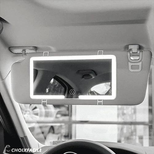 Miroir LED voiture ✨ Vision claire, conduite sûre !