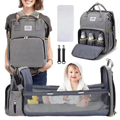 Sac bebe avec lit portable - حقيبة وسرير لرضيع