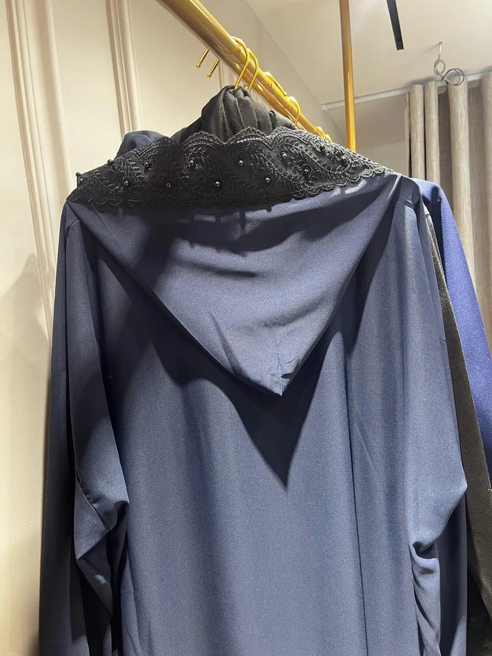 Abaya de prière avec Hijab en coton attaché